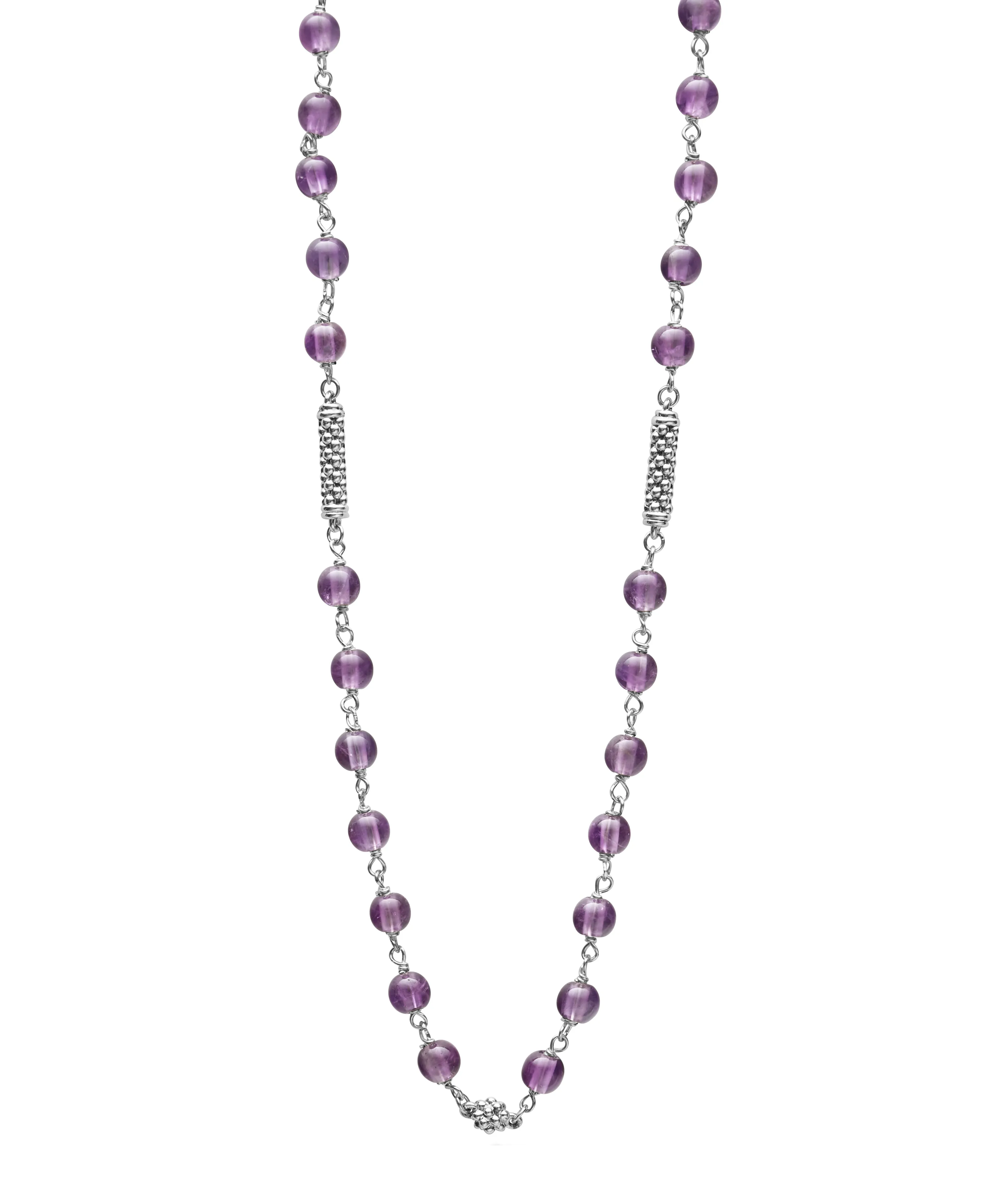 LAGOS Caviar Icon Amethyst Beaded Necklace