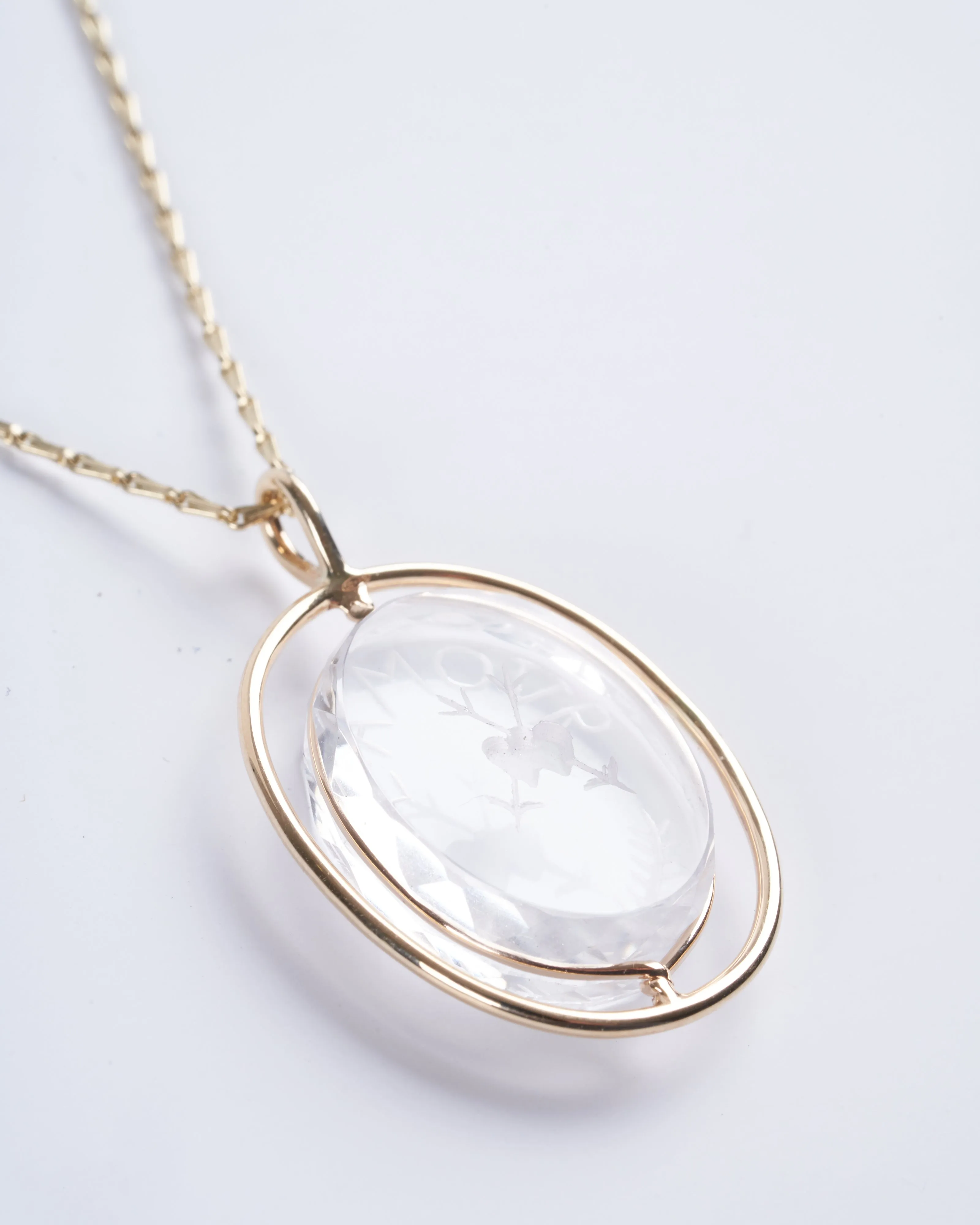 l’amour crystal n°1 necklace