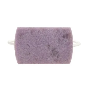 Lepidolite cuff bracelet
