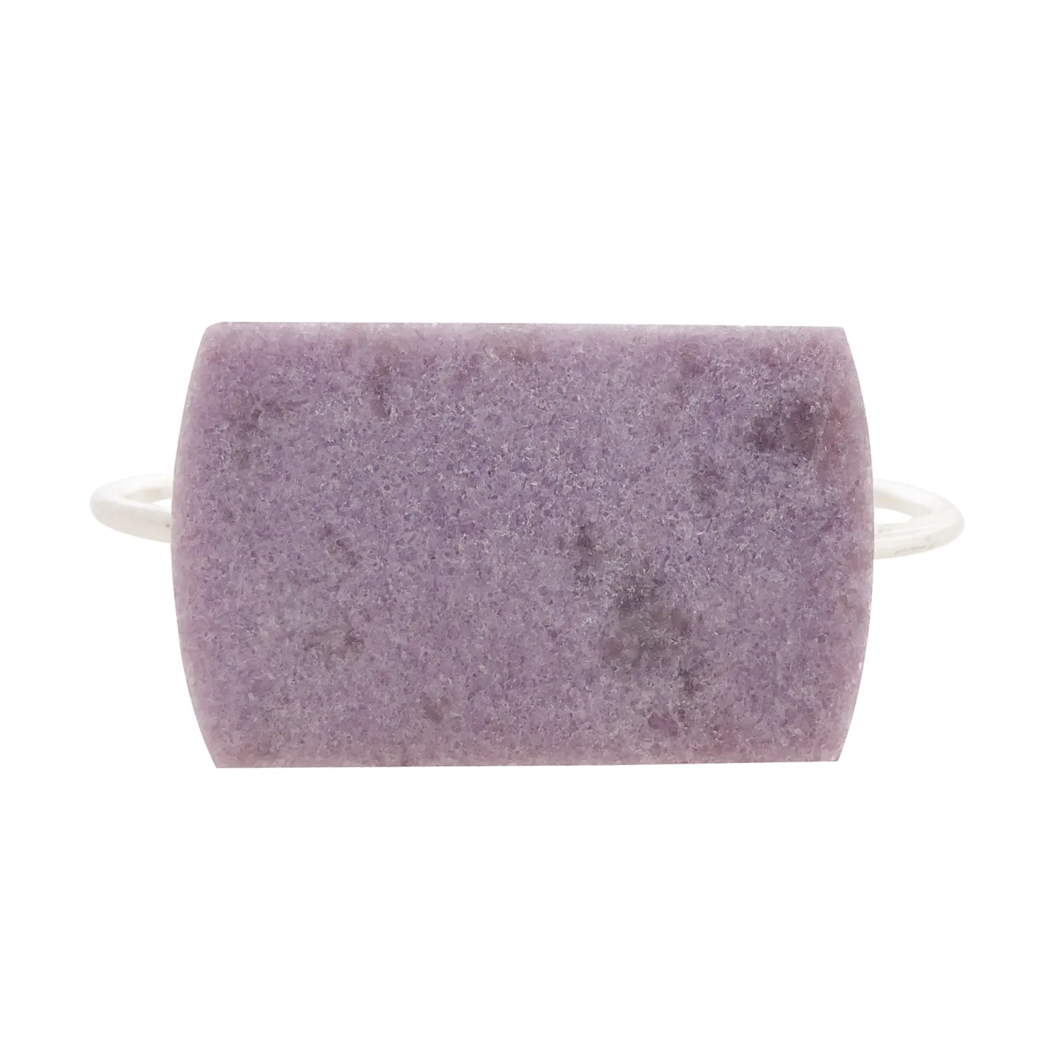 Lepidolite cuff bracelet