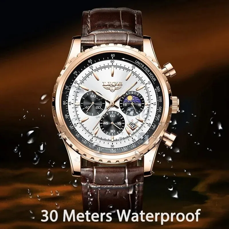 LIGE Men Watches Top Brand