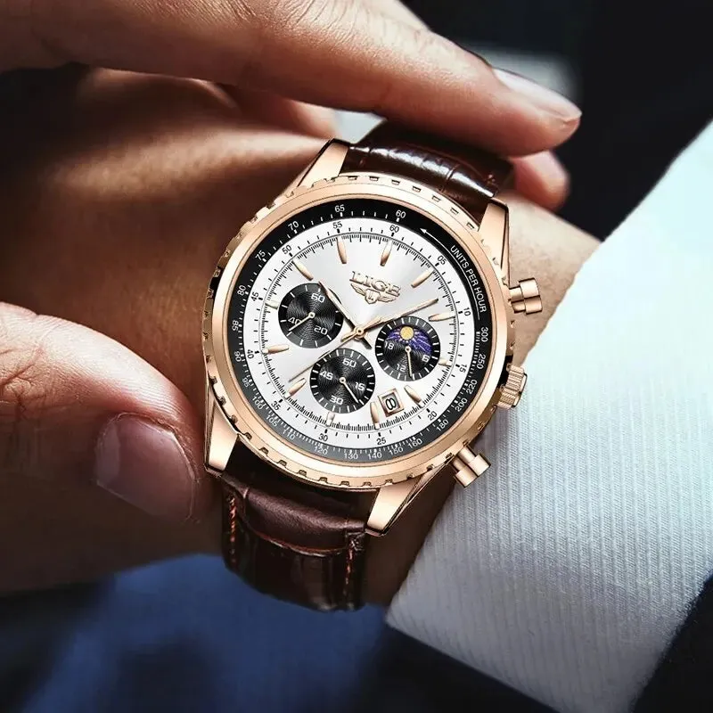 LIGE Men Watches Top Brand