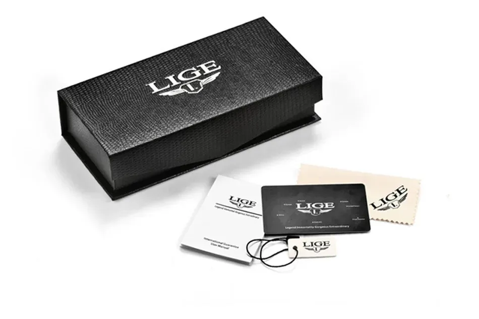 LIGE Men Watches Top Brand