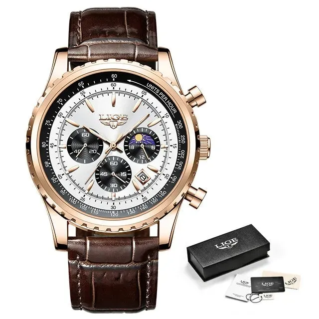 LIGE Men Watches Top Brand