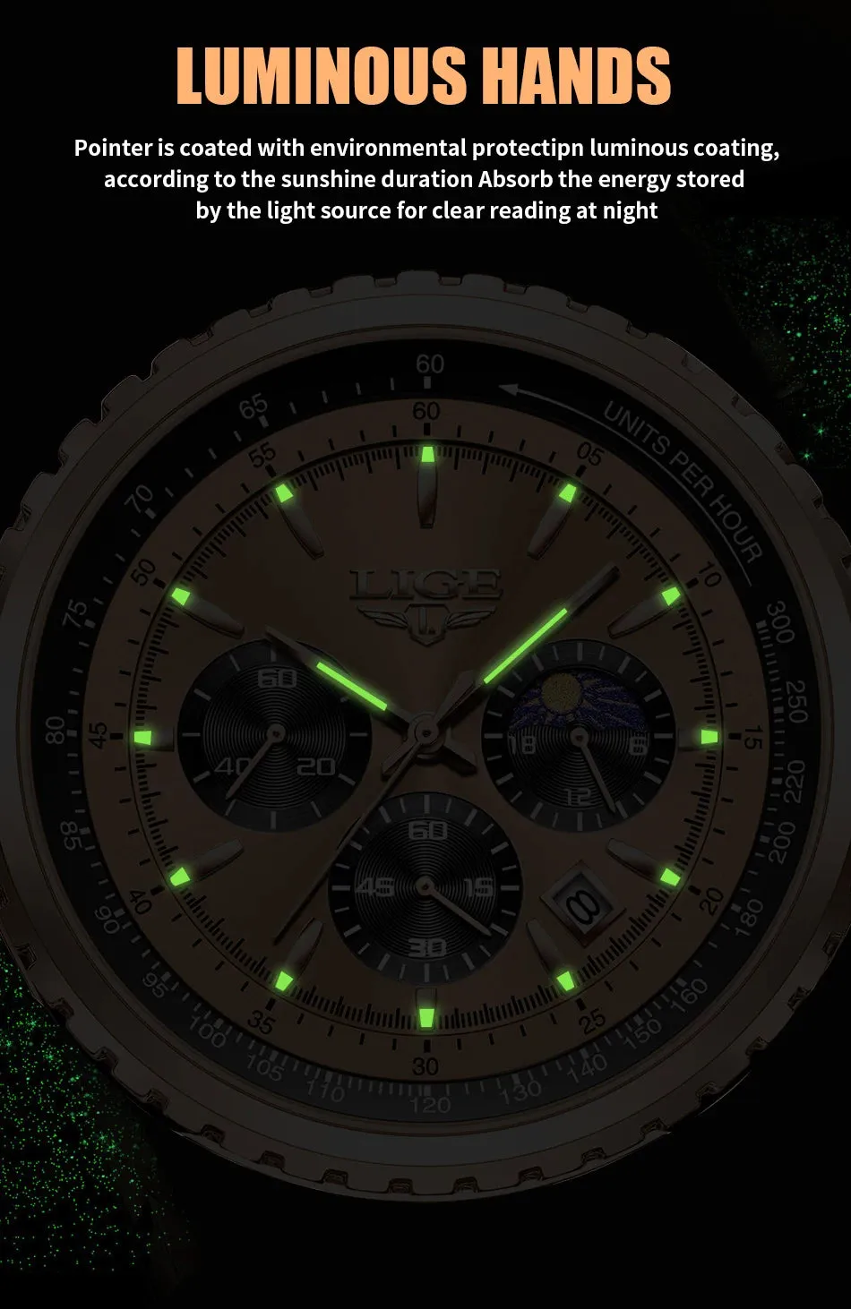 LIGE Men Watches Top Brand