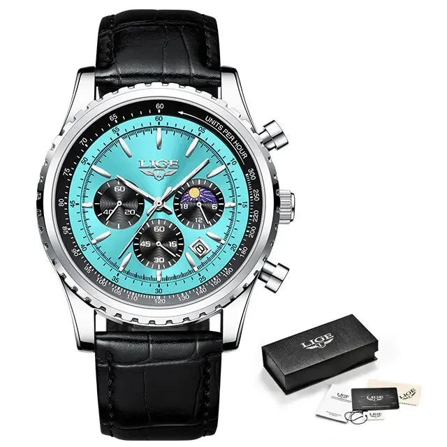 LIGE Men Watches Top Brand