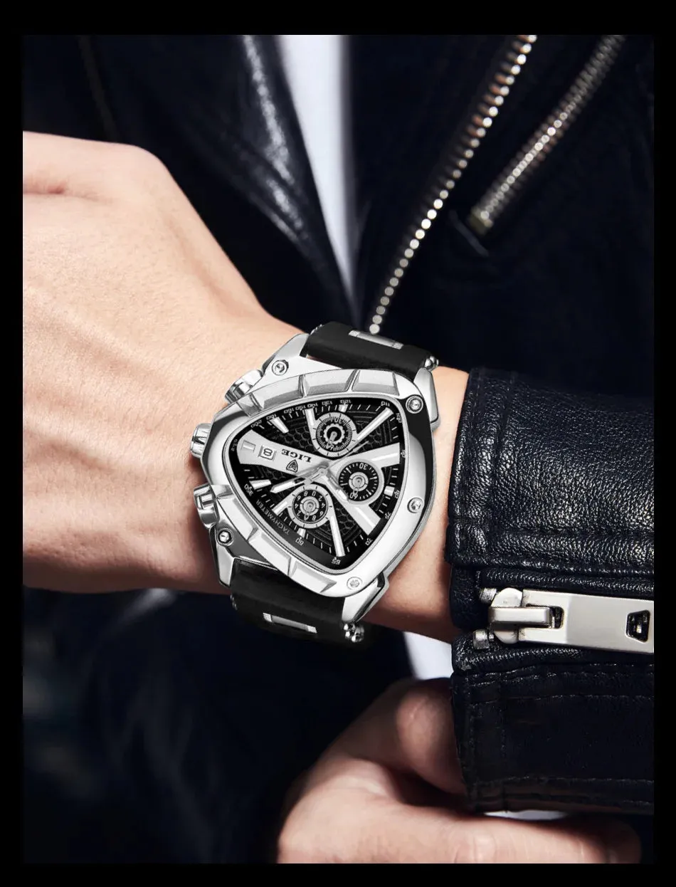 LIGE Original Luxury Men Watch -Relogio