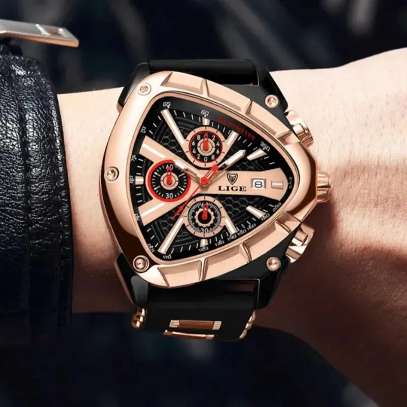 LIGE Original Luxury Men Watch -Relogio