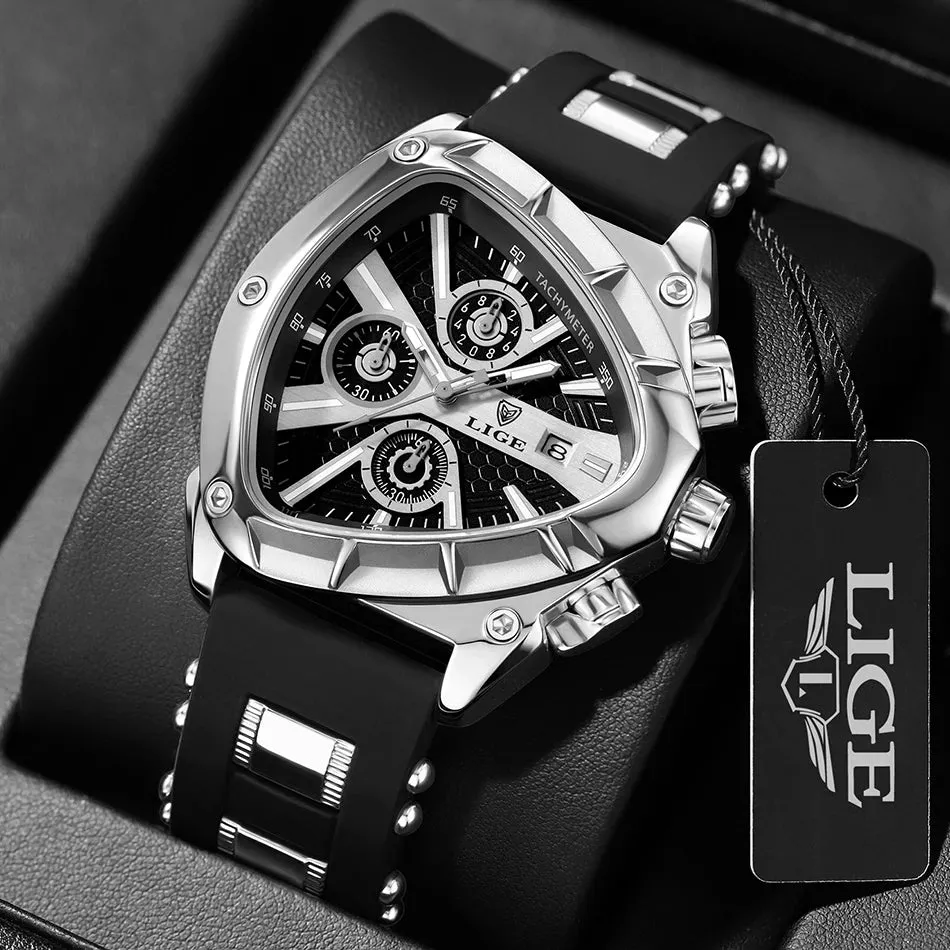 LIGE Original Luxury Men Watch -Relogio
