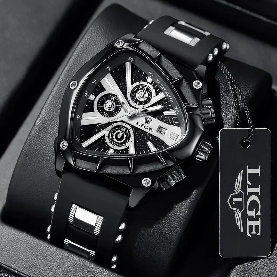 LIGE Original Luxury Men Watch -Relogio