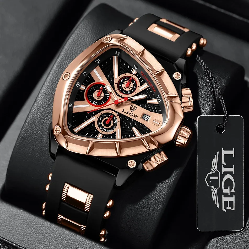 LIGE Original Luxury Men Watch -Relogio