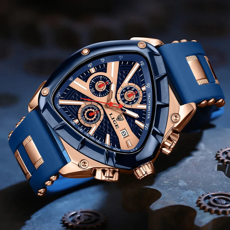LIGE Original Luxury Men Watch -Relogio