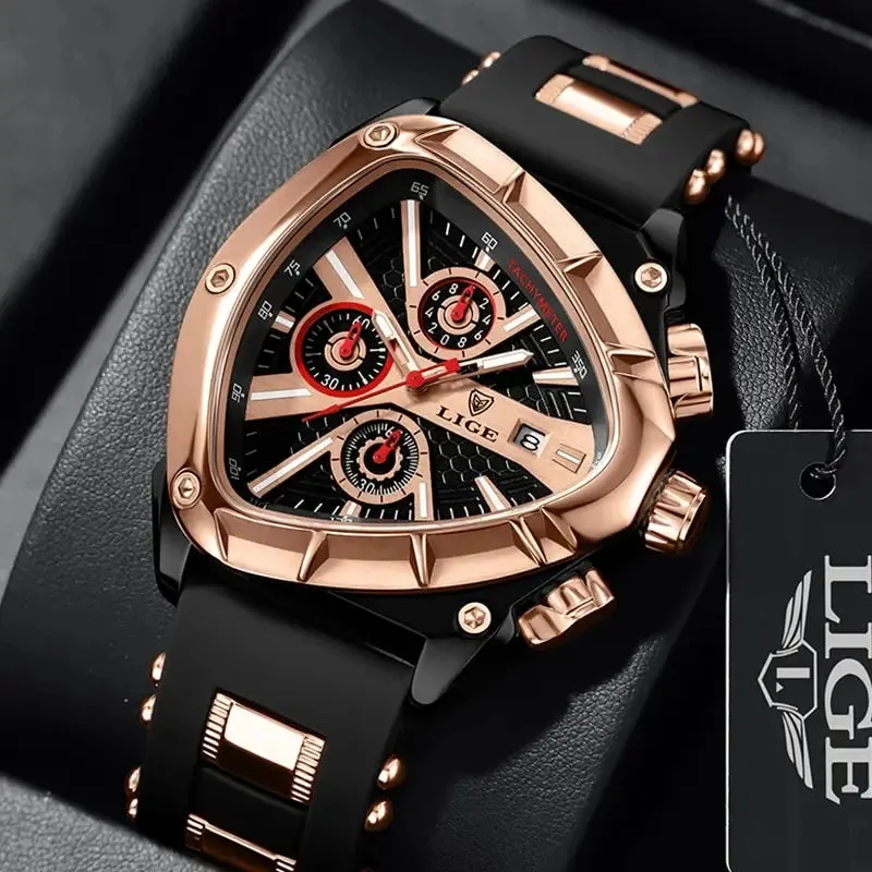 LIGE Original Luxury Men Watch -Relogio
