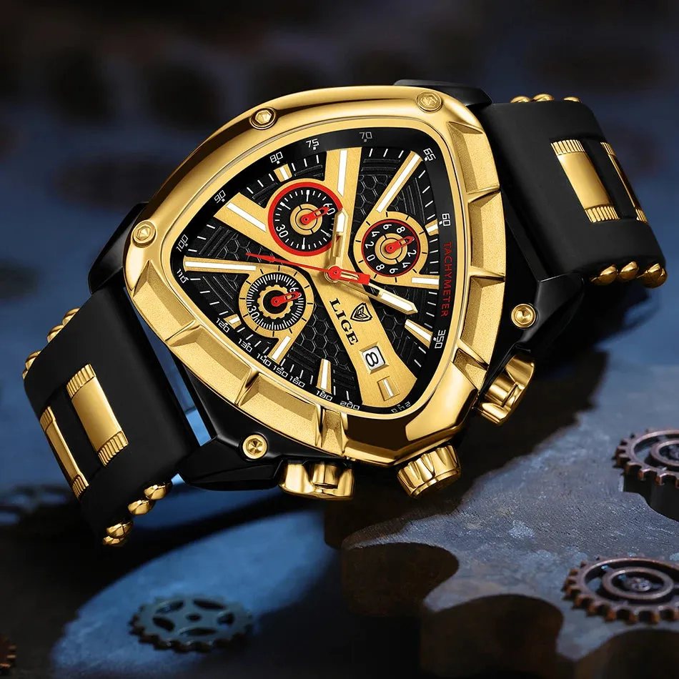 LIGE Original Luxury Men Watch -Relogio