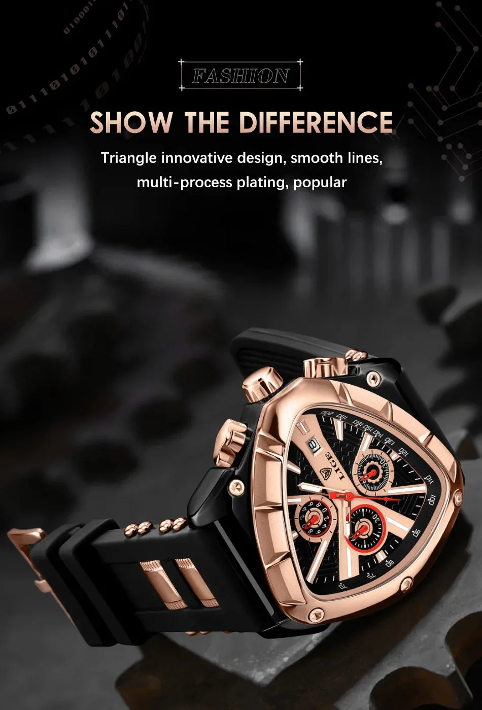 LIGE Original Luxury Men Watch -Relogio