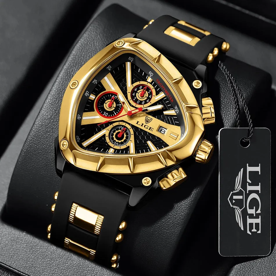 LIGE Original Luxury Men Watch -Relogio