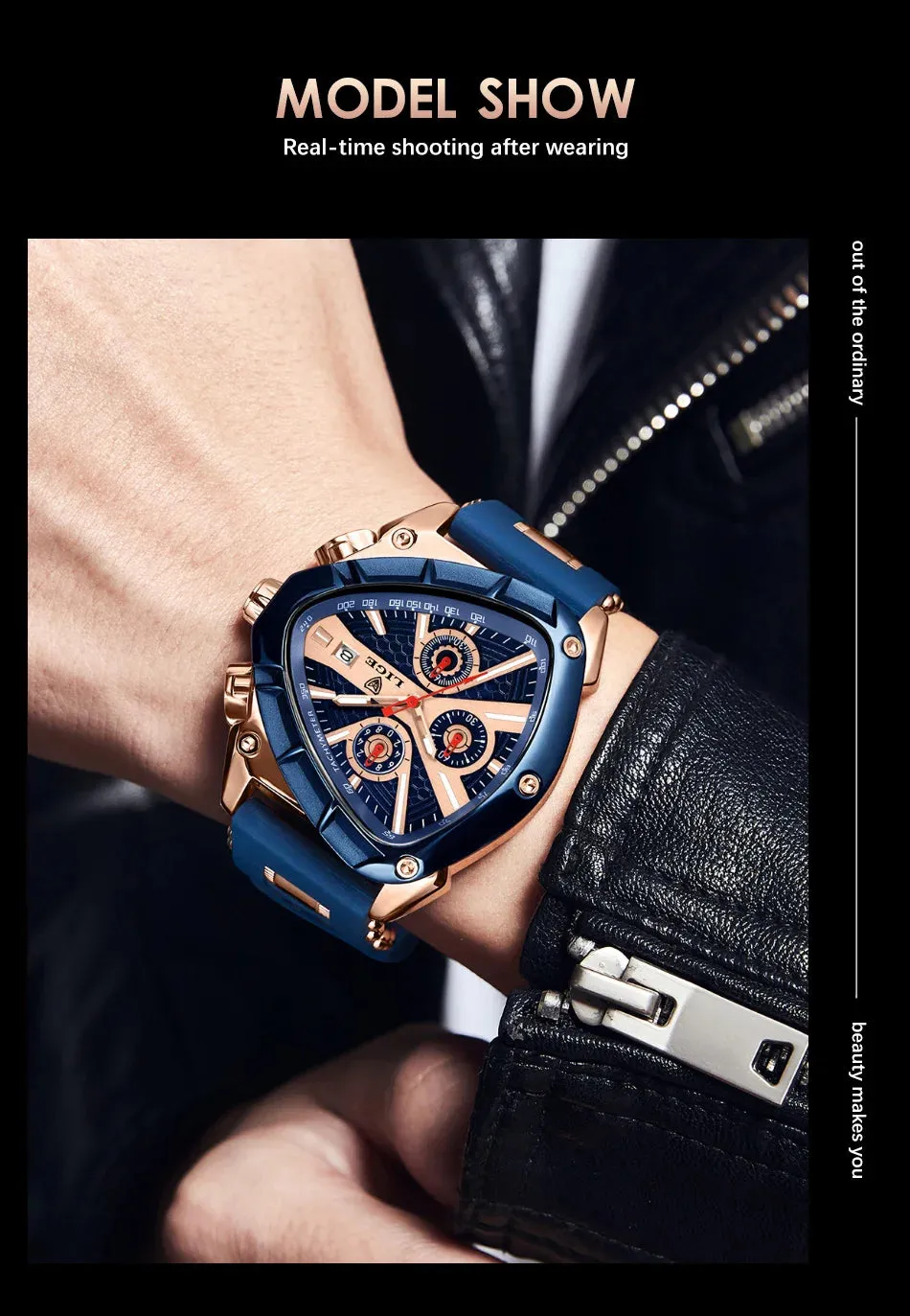 LIGE Original Luxury Men Watch -Relogio