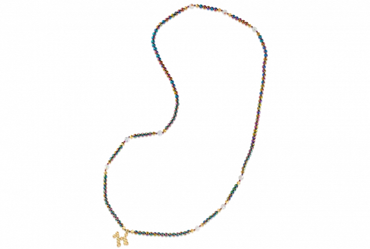 Limited Edition Mardi Gras Bead Dog Necklace