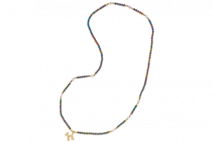Limited Edition Mardi Gras Bead Dog Necklace