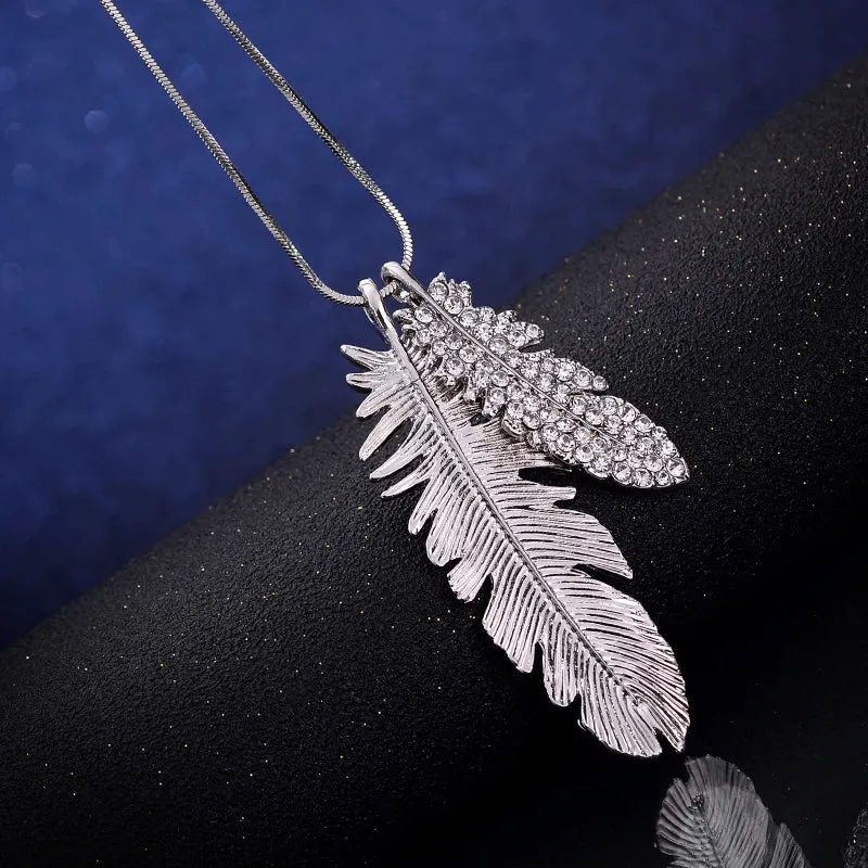 Long Necklaces & Pendants Fashion Geometric Crystal Statement Necklace For Women Collier Femme Pearl Choker