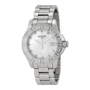 Longines Conquest Mother of Pearl Dial Stainless Steel Ladies Watch L32800876