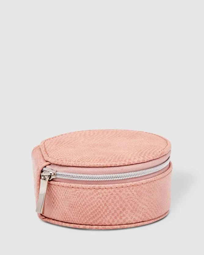 LOUENHIDE Sisco Lizard Jewellery Box - Blush