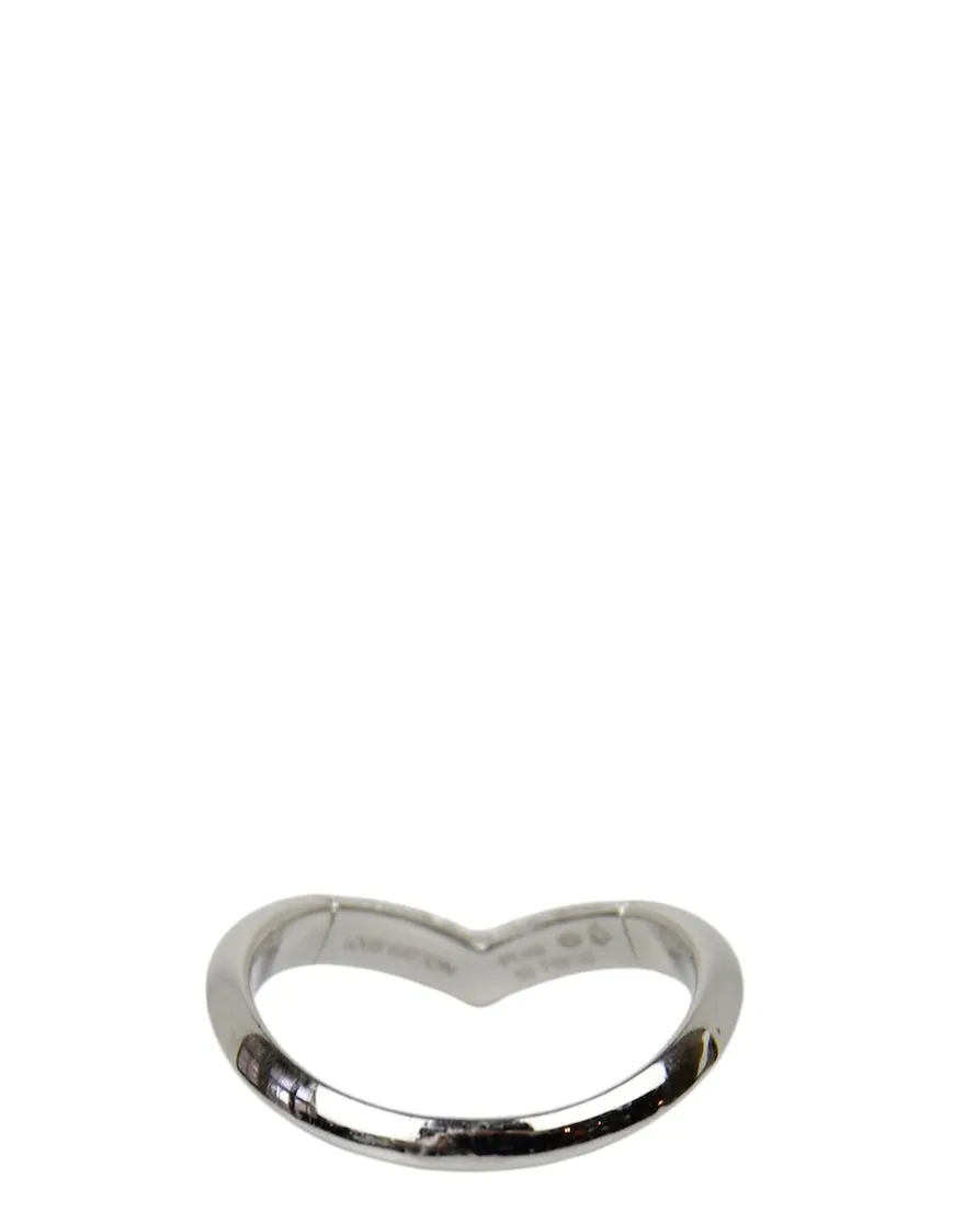 Louis Vuitton Diamonds Pavé V Ring sz 53/ 6.5