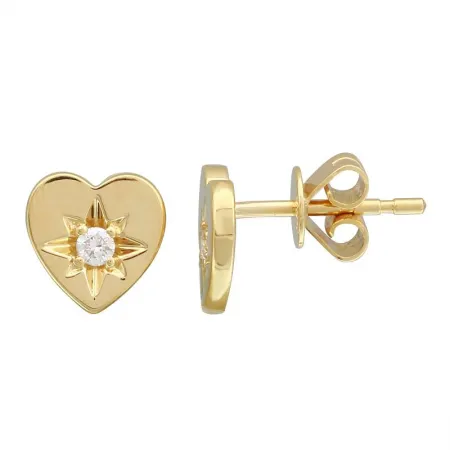 LOVE EXPLOSION DIAMOND STUD EARRINGS