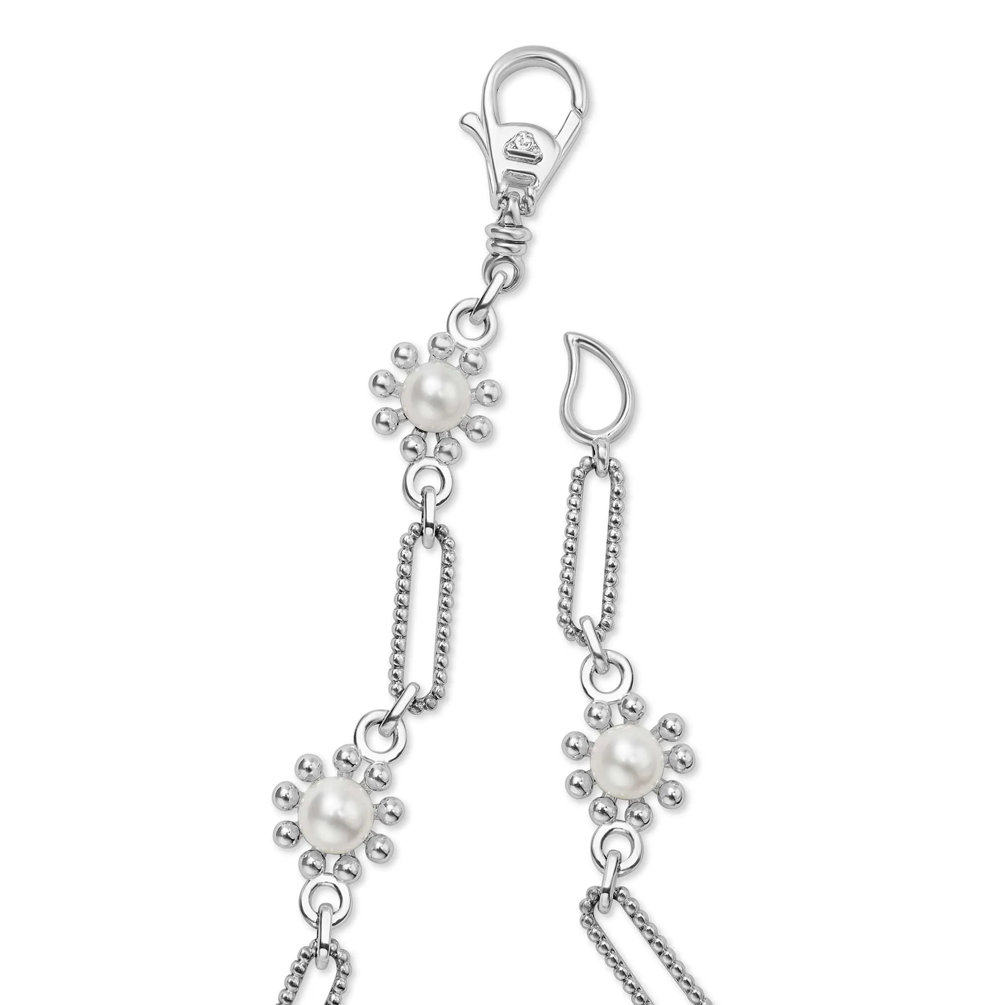 Luna Fleur Pearl Link Necklace