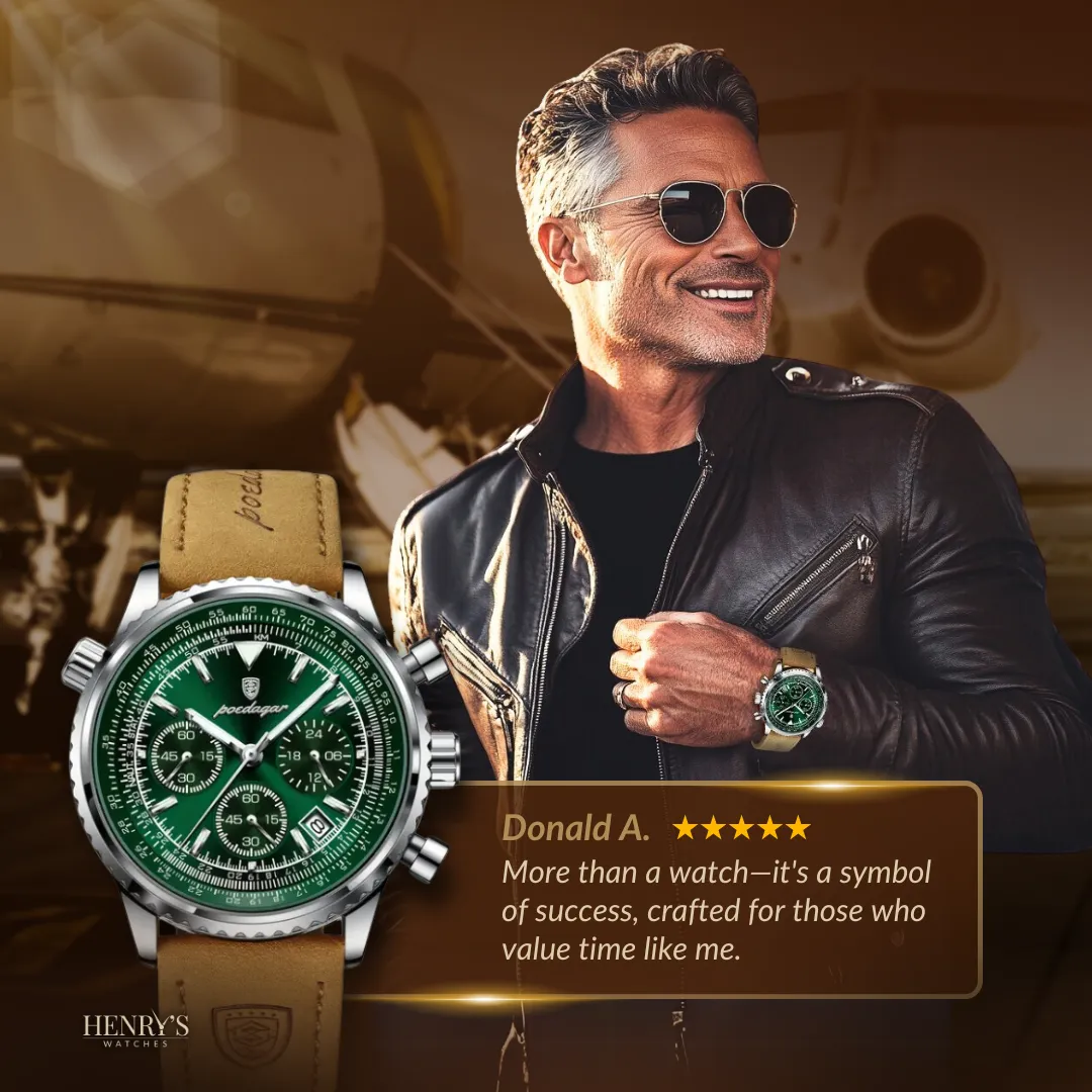 LUXURY CHRONOGRAPH WATCH | Timeless Elegance Redefined