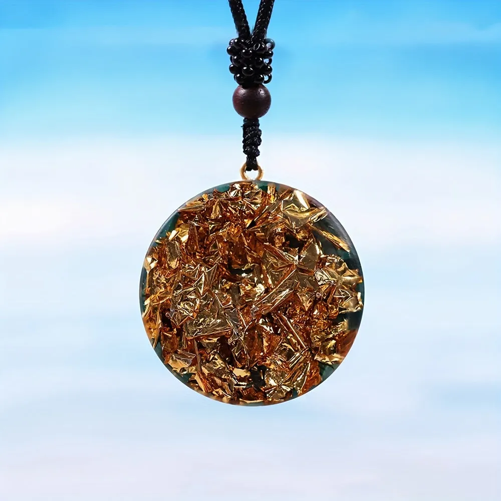 Malachite Crystal Necklace for Protection Healing Chakra Jewelry