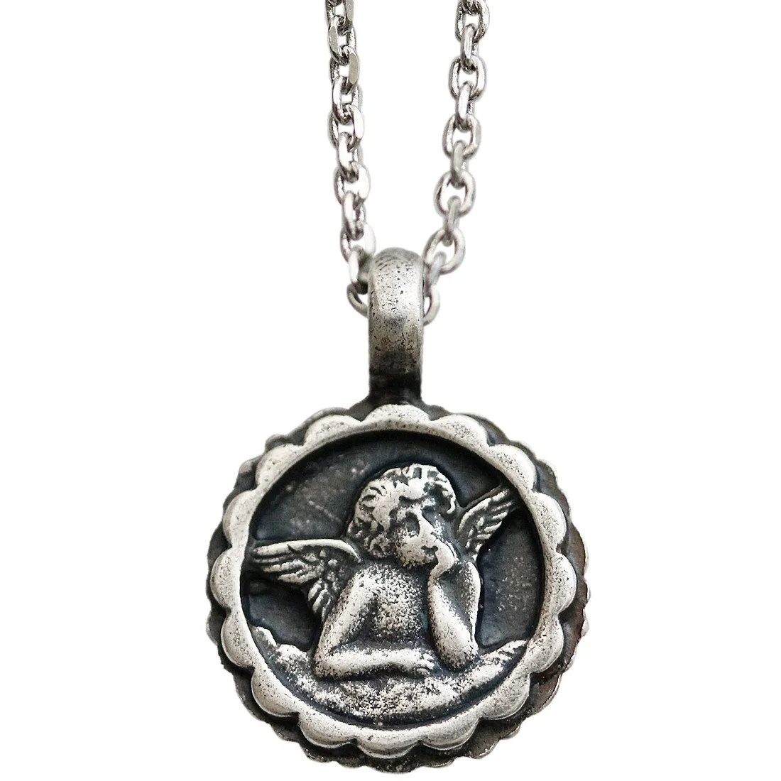 Mariana "Green with Envy" Guardian Angel Pendant Crystal Necklace, 5212 205
