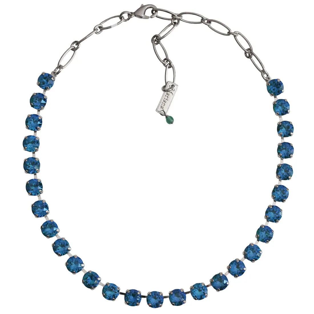 Mariana "Sun-Kissed Capri" Rhodium Plated Must-Have Everyday Crystal Necklace, 3252 167167ro