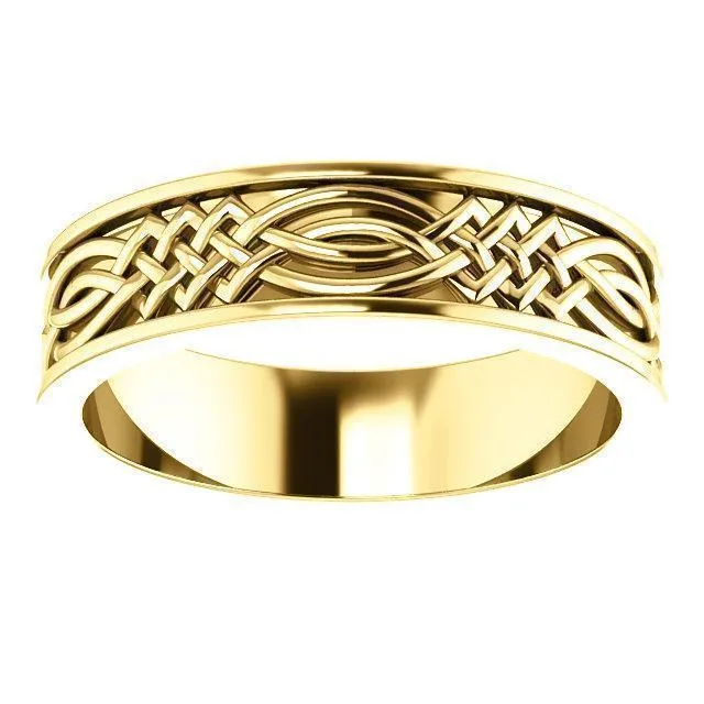 Matthew Celtic-Inspired Wedding Band