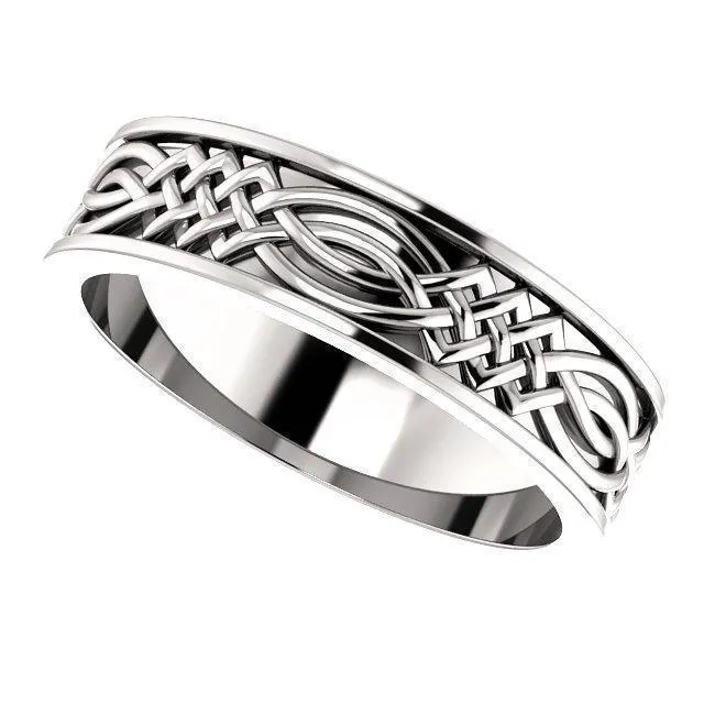 Matthew Celtic-Inspired Wedding Band