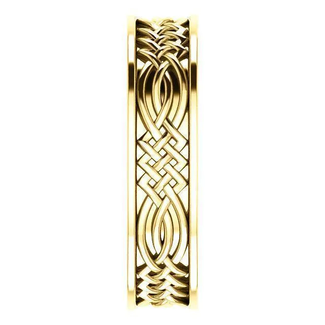 Matthew Celtic-Inspired Wedding Band