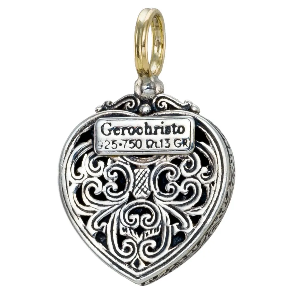 Meadow Shadows Diamond Heart Pendant