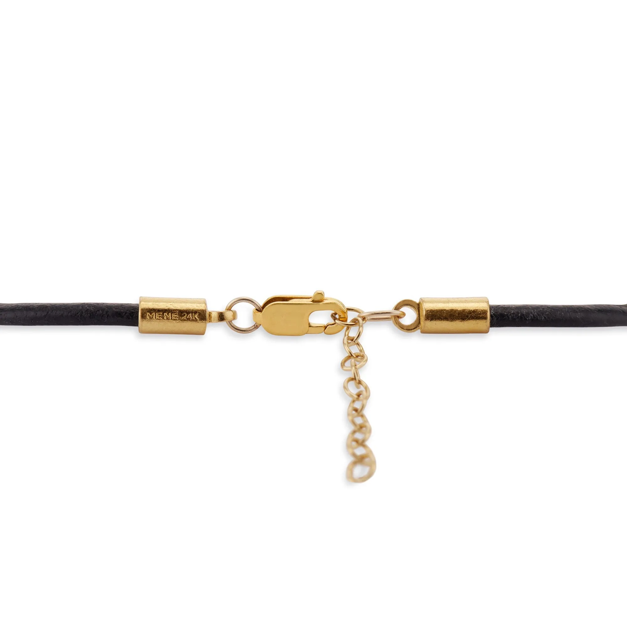 Menē Gold Leather Bracelet