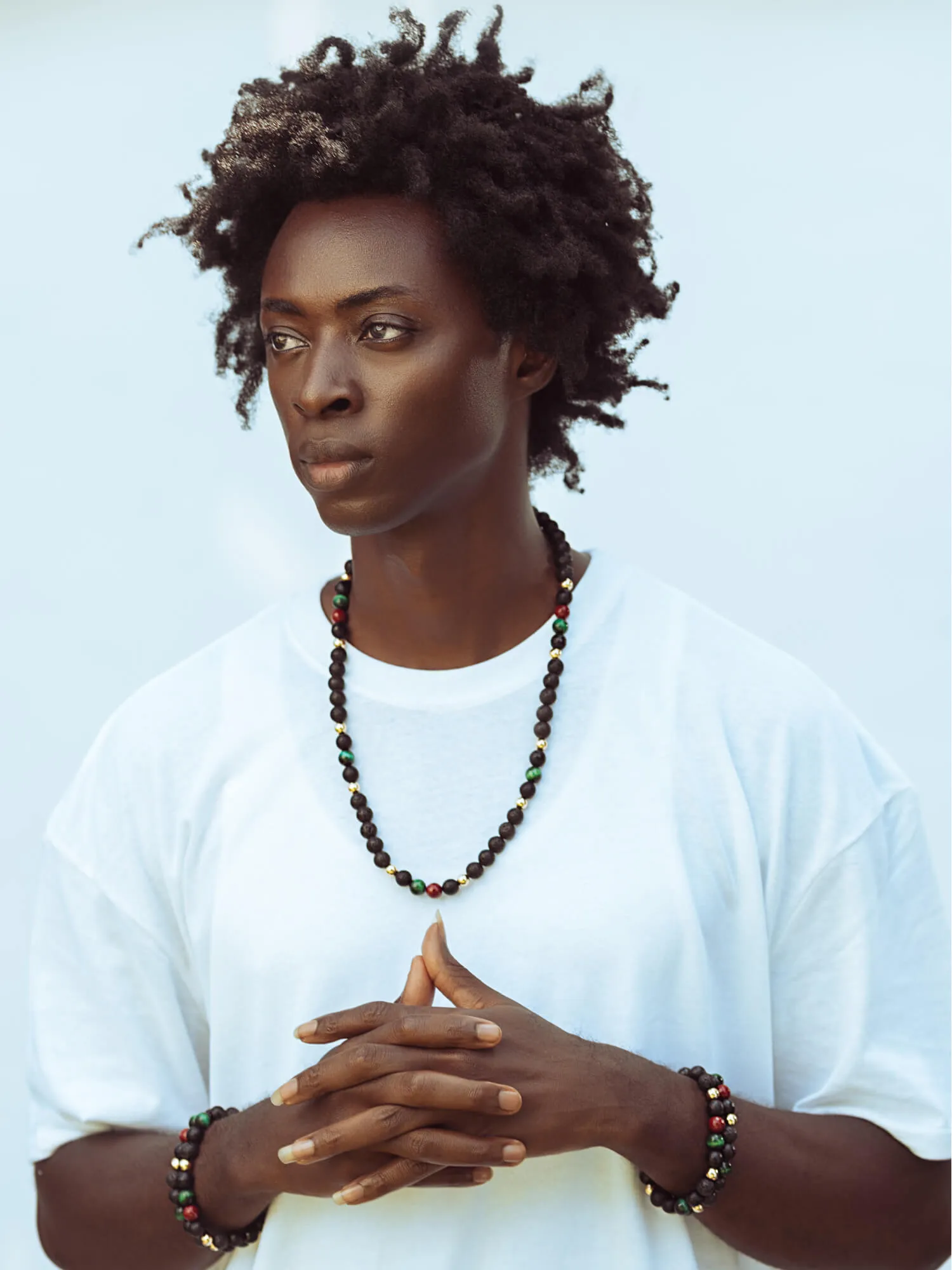 Men's Ubuntu Beaded Necklace