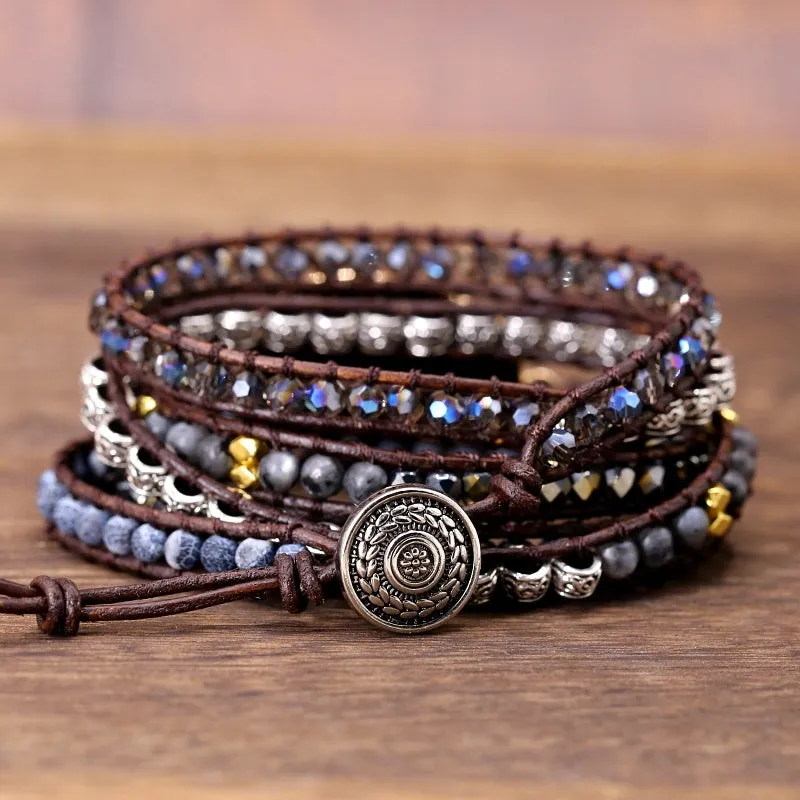 Merchant's Adorned Leather Bracelet