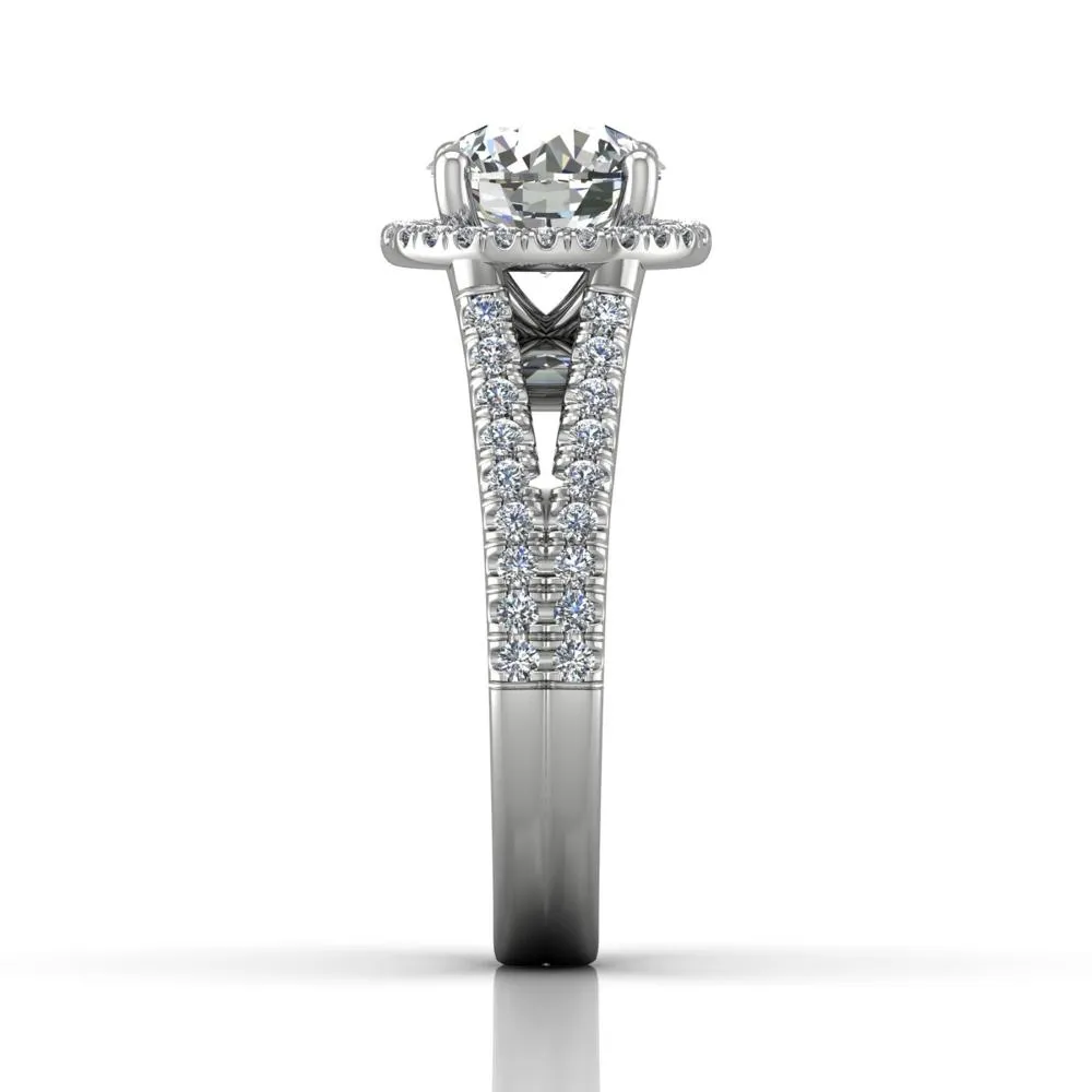 Micropave Engagement Ring