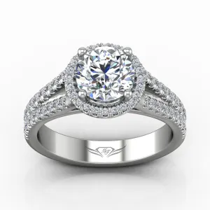 Micropave Engagement Ring