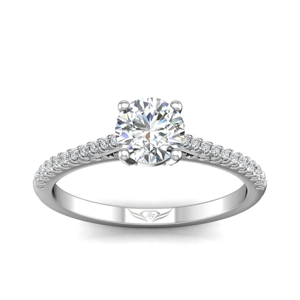Micropave Engagement Ring