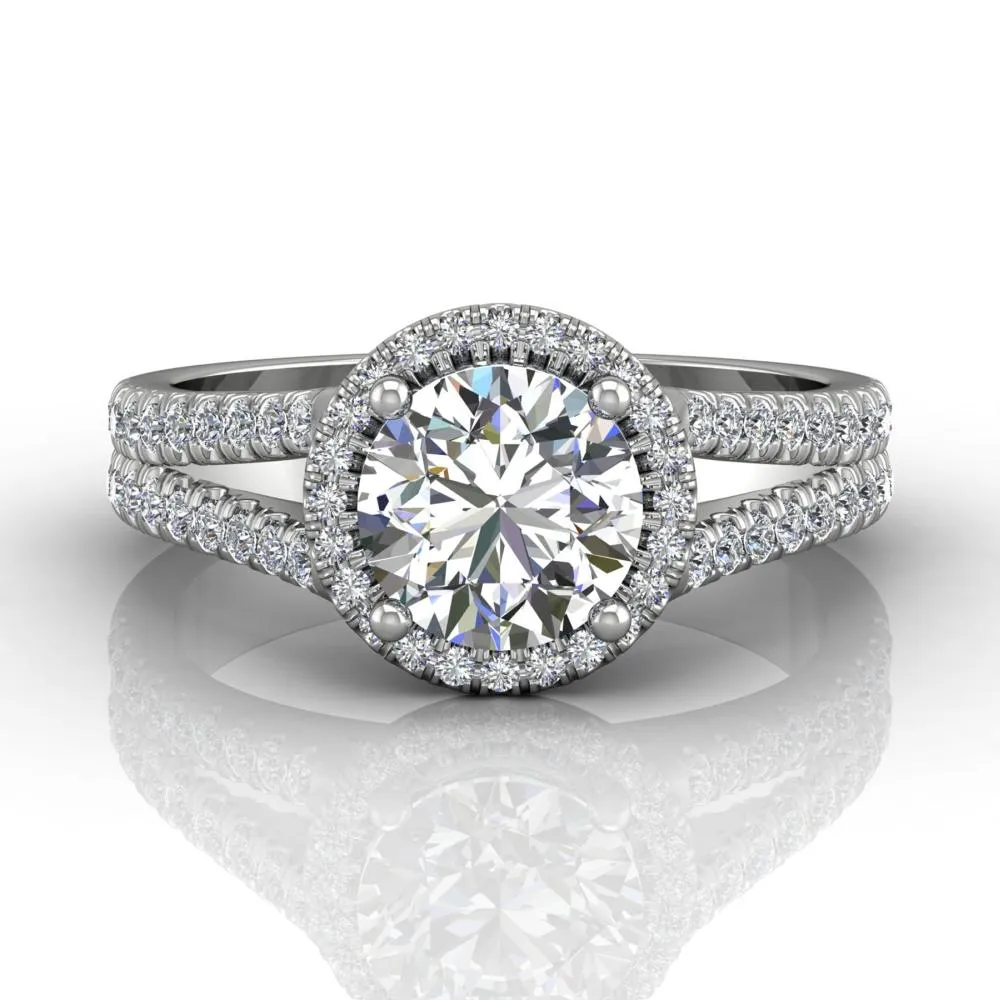 Micropave Engagement Ring