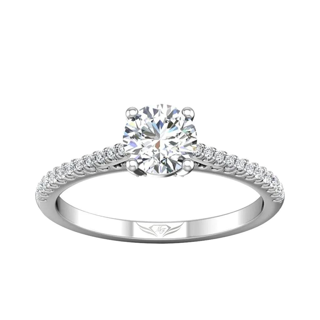 Micropave Engagement Ring