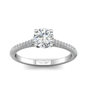 Micropave Engagement Ring