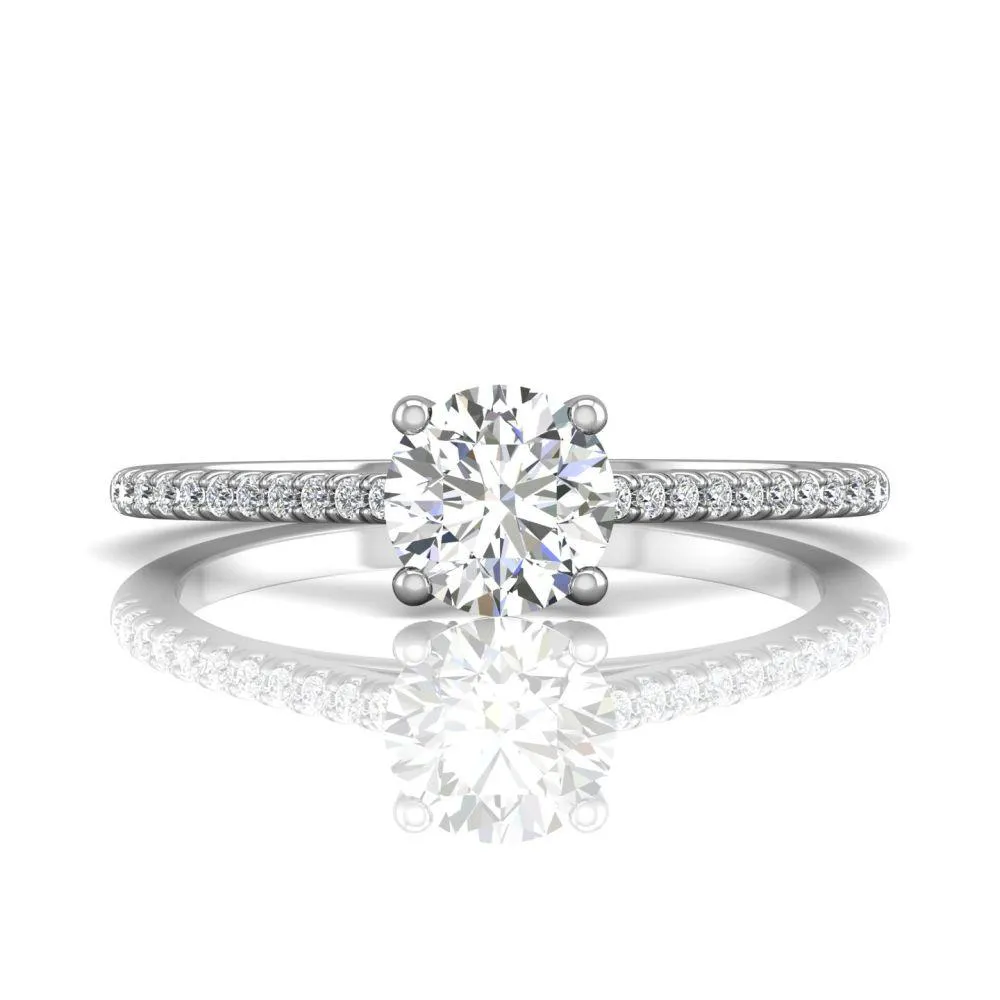 Micropave Engagement Ring