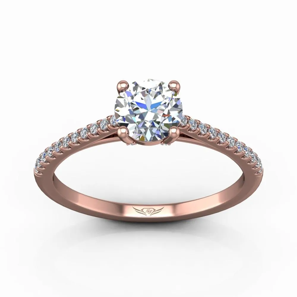 Micropave Engagement Ring