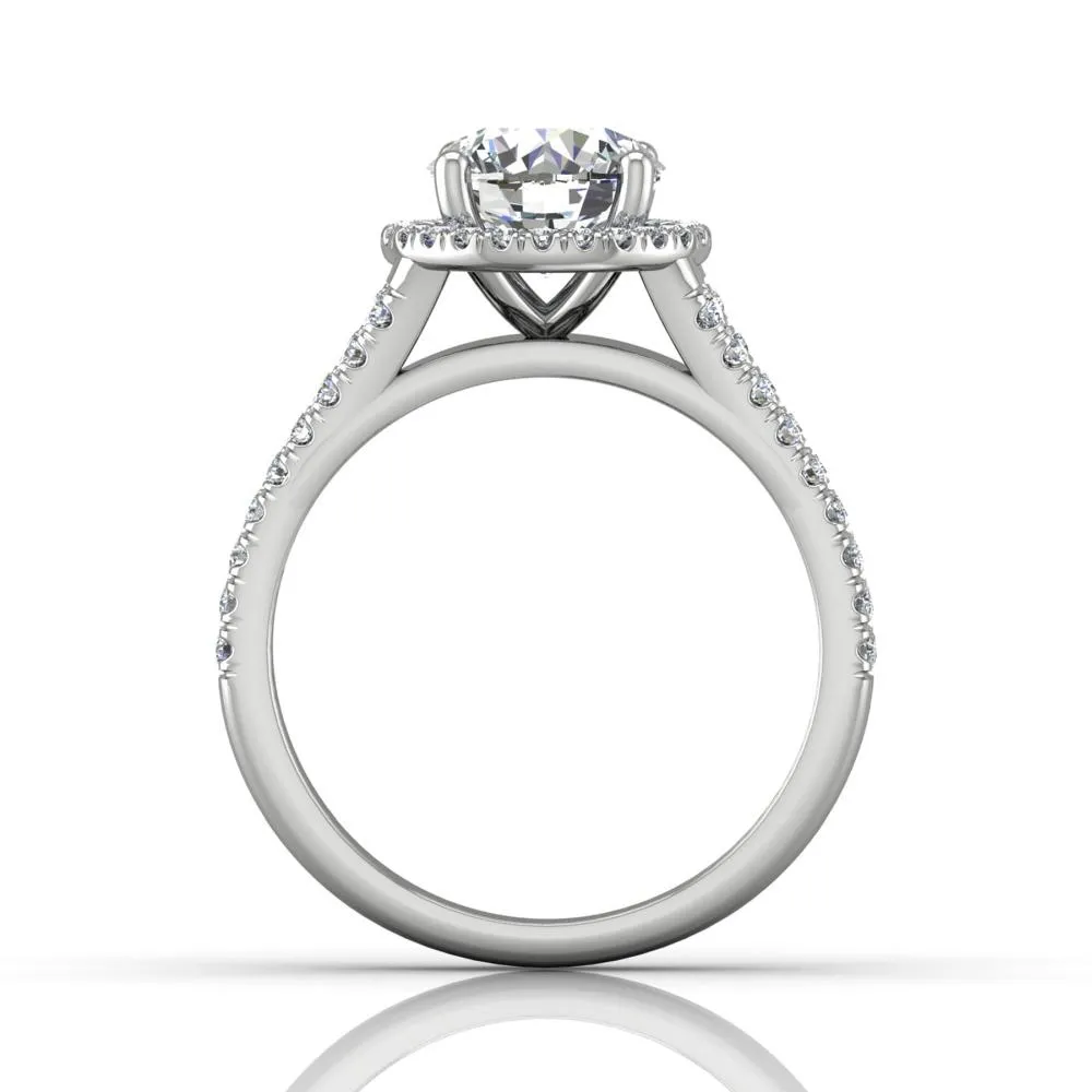 Micropave Engagement Ring