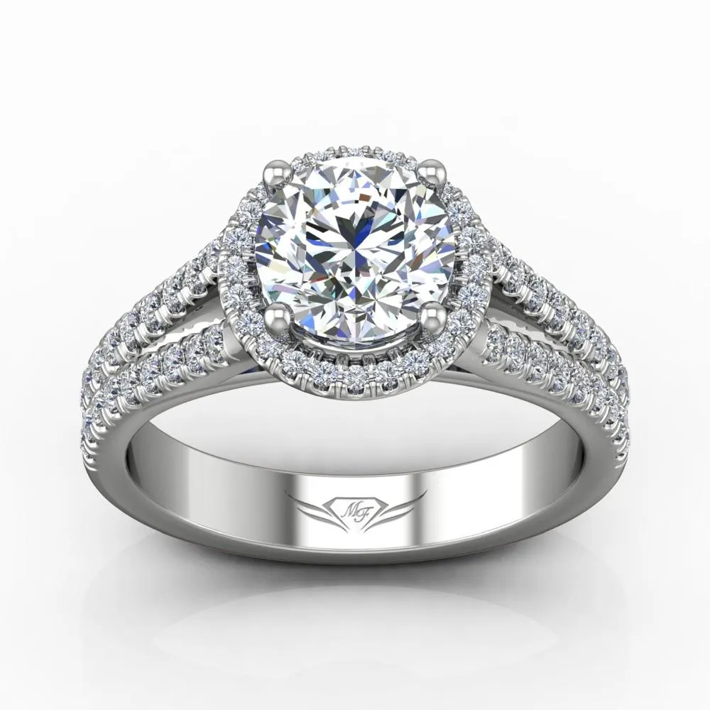 Micropave Engagement Ring